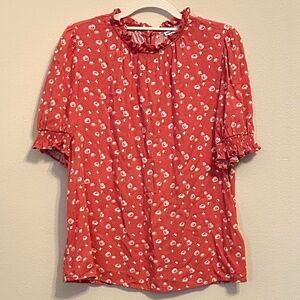 NWOT, AMAZON ESSENTIALS Women’s Coral Blouse, Size Small